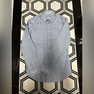 Express Men’s 1MX Dress Button Down Slim Fit Shirt Size S NWOT Baby Blue